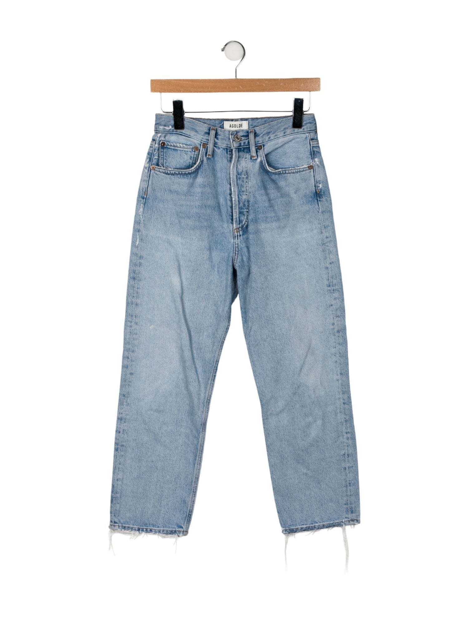 AGOLDE High-Rise Straight Leg Jeans