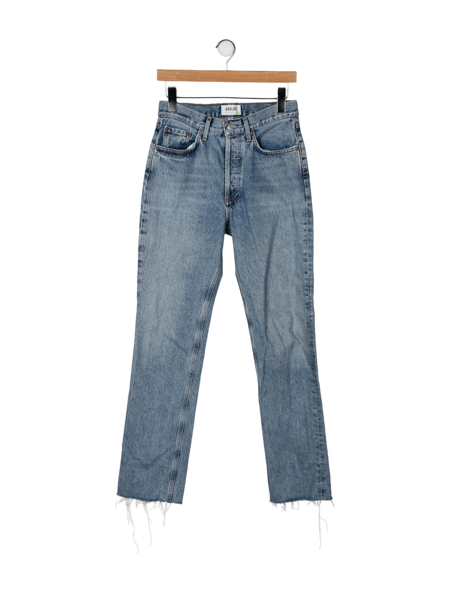 AGOLDE High-Rise Straight Leg Jeans