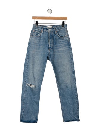 AGOLDE High-Rise Straight Leg Jeans