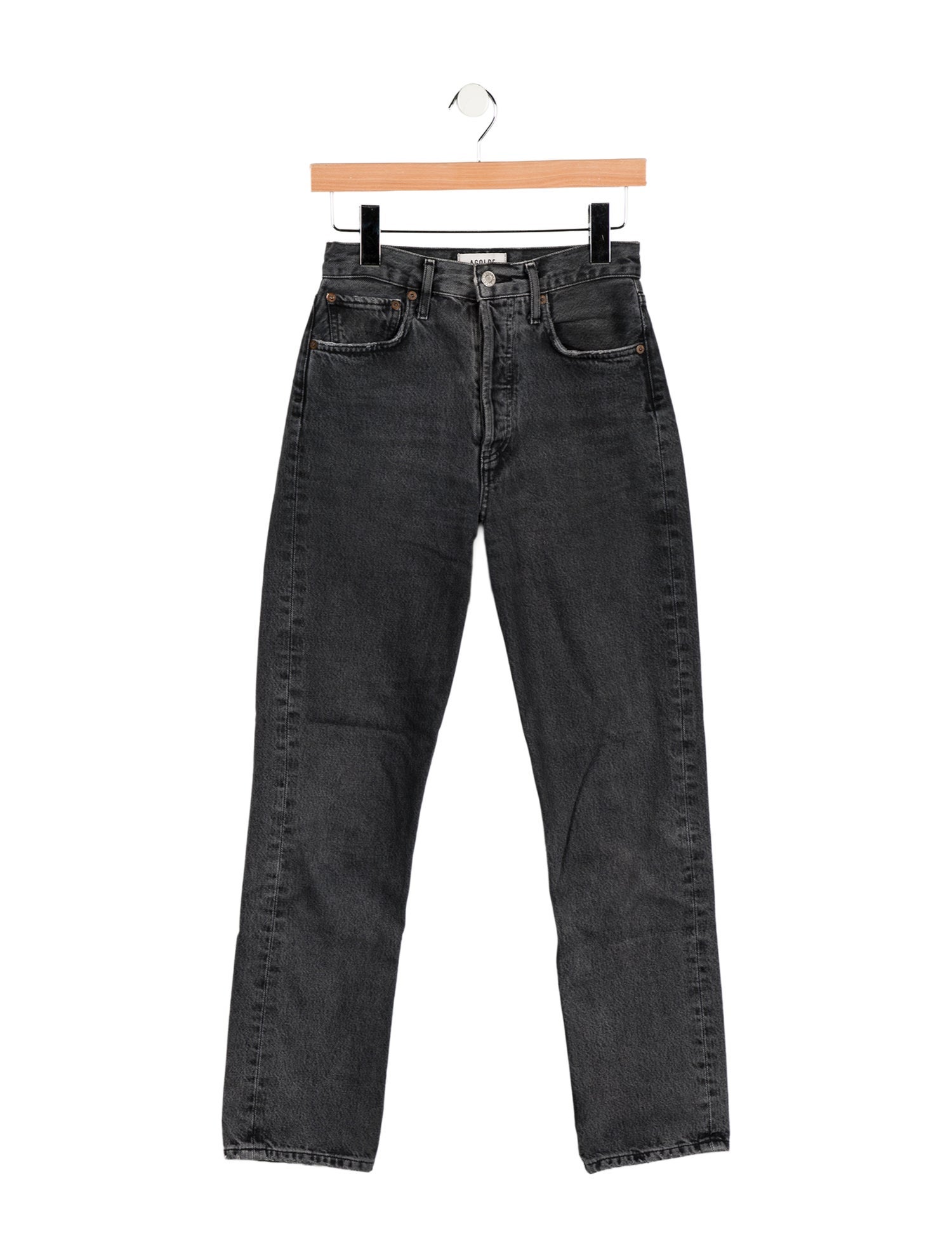 AGOLDE High-Rise Straight Leg Jeans