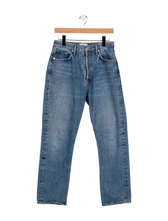 AGOLDE High-Rise Straight Leg Jeans
