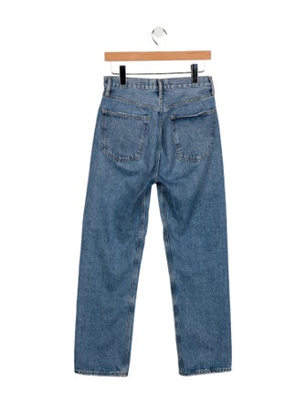 AGOLDE High-Rise Straight Leg Jeans