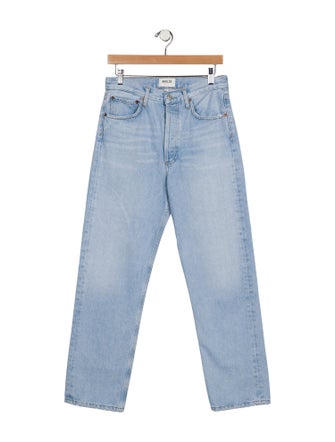 AGOLDE High-Rise Straight Leg Jeans