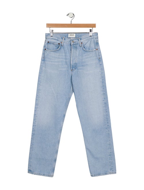AGOLDE High-Rise Straight Leg Jeans