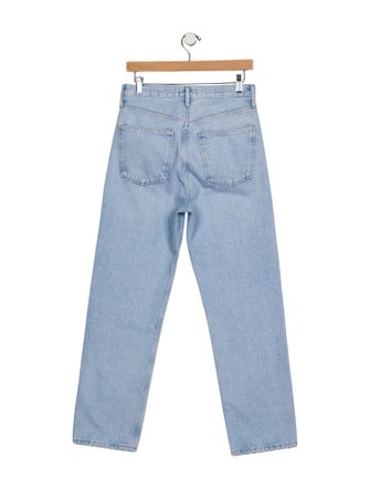 AGOLDE High-Rise Straight Leg Jeans