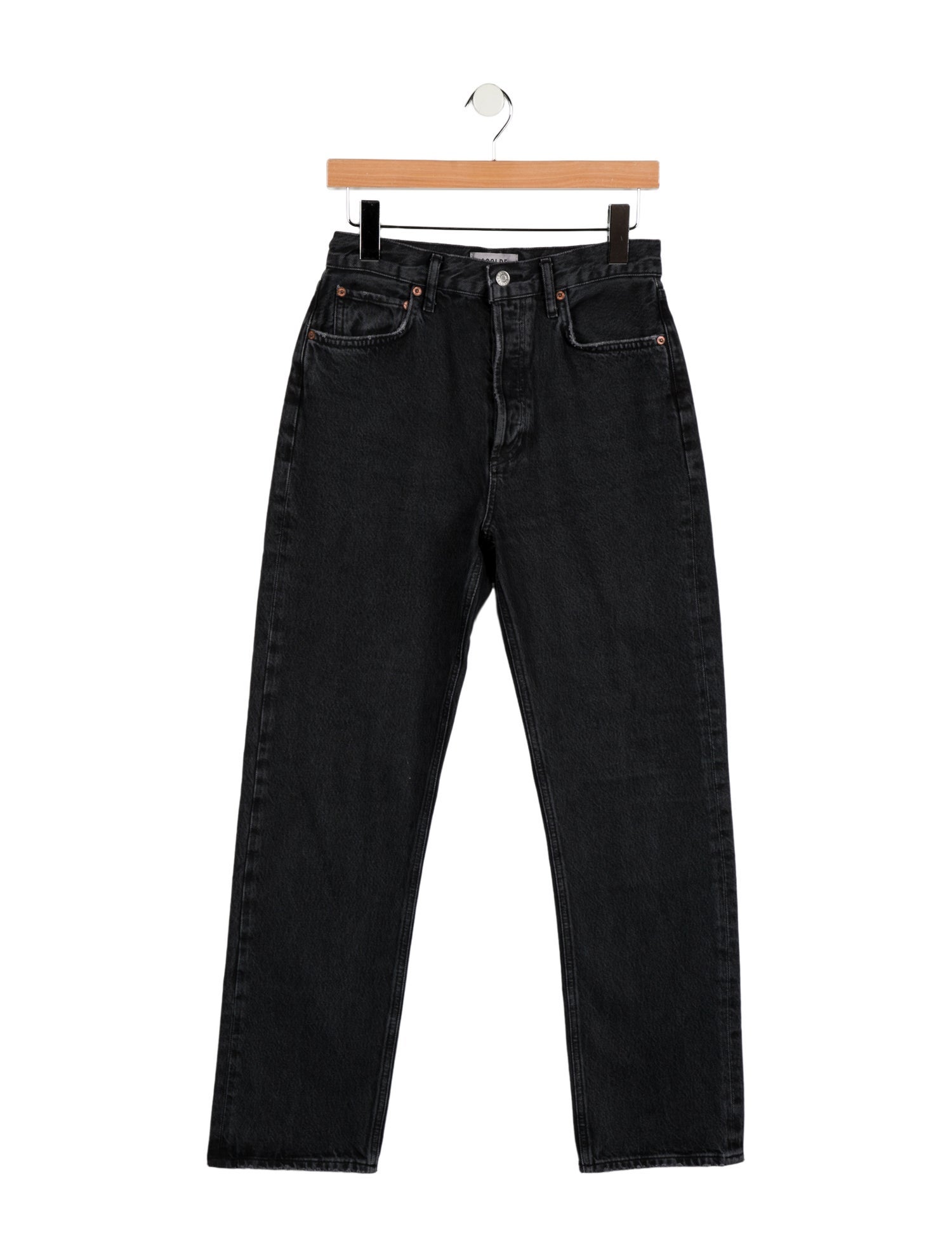 AGOLDE High-Rise Straight Leg Jeans