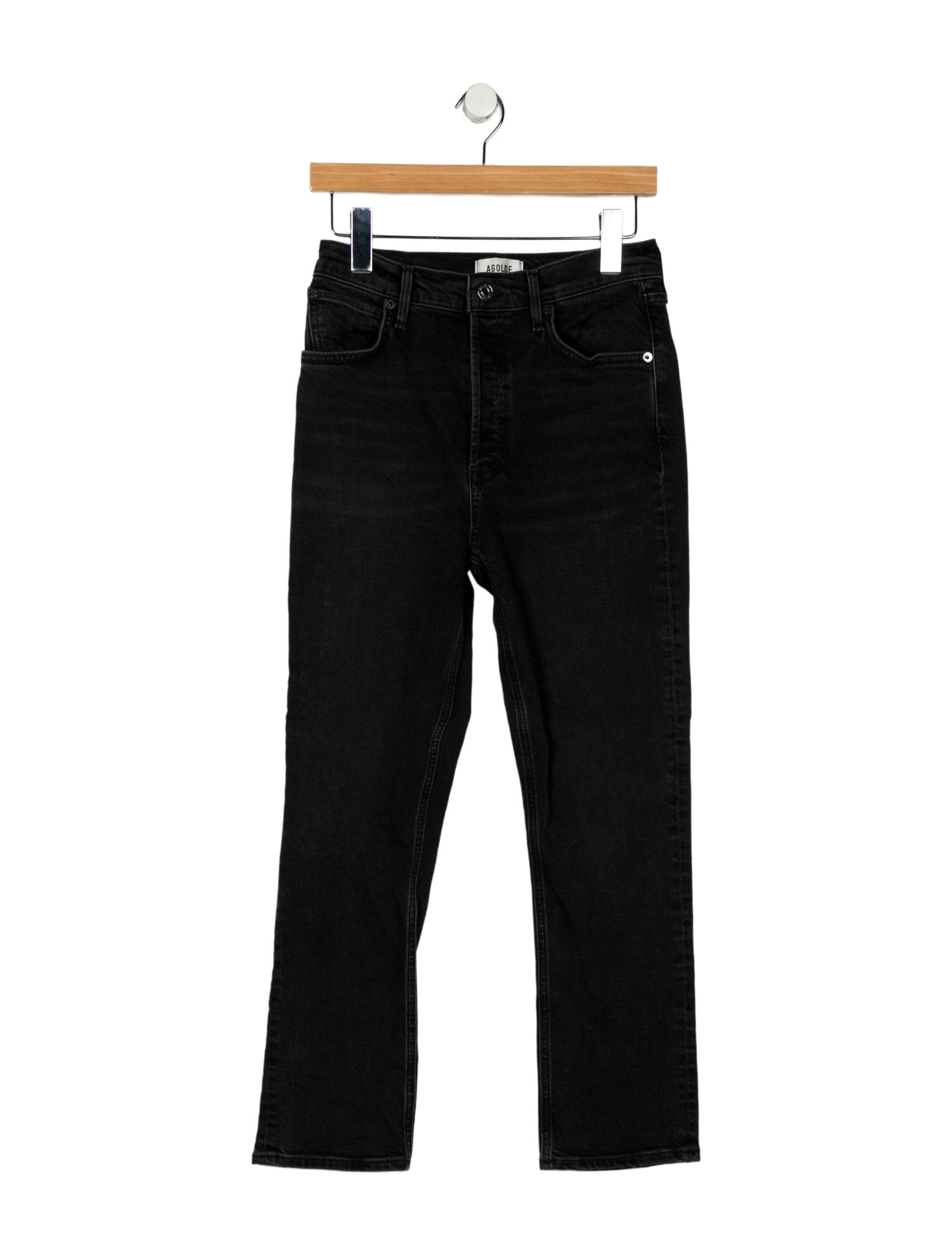 AGOLDE High-Rise Straight Leg Jeans