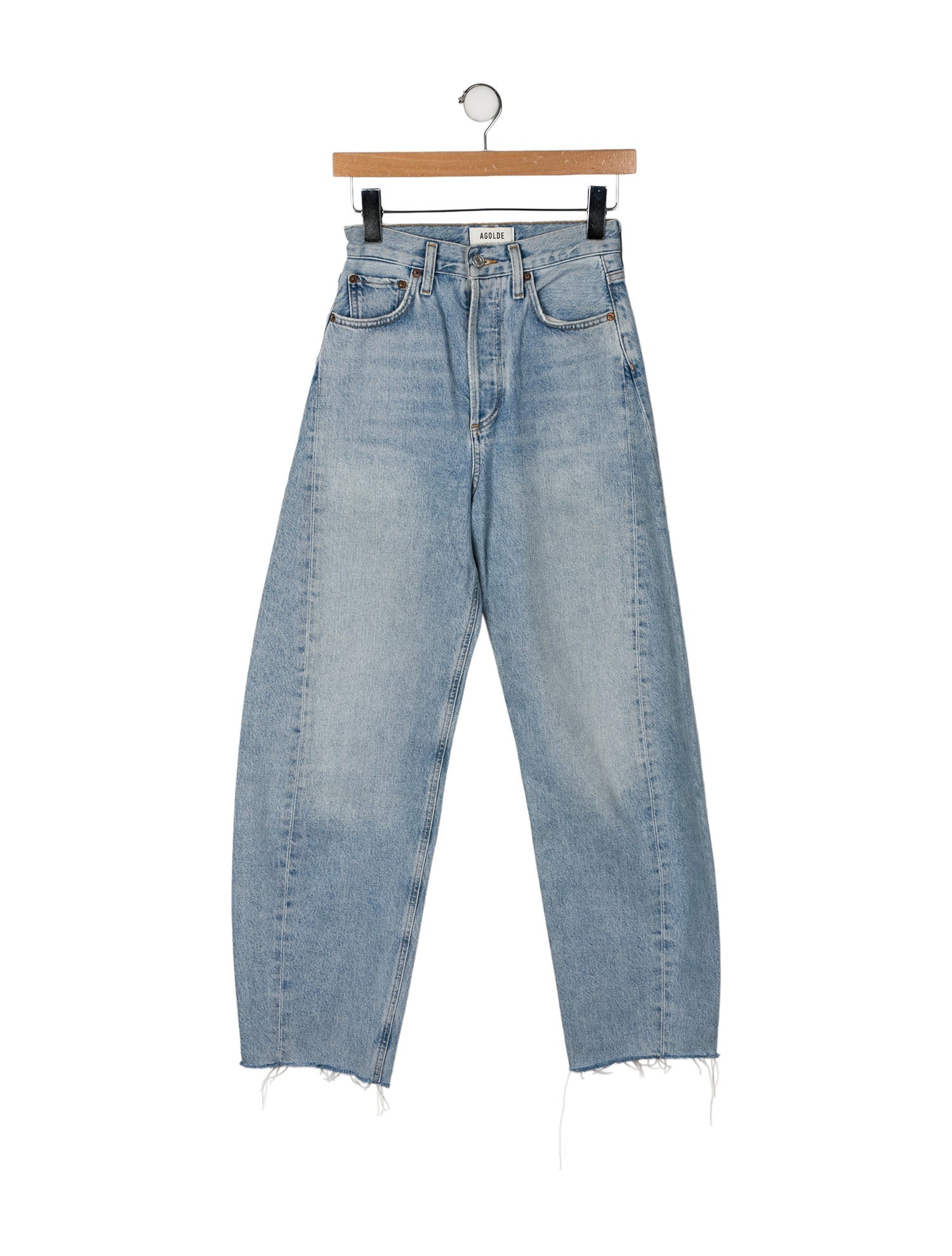 AGOLDE High-Rise Straight Leg Jeans