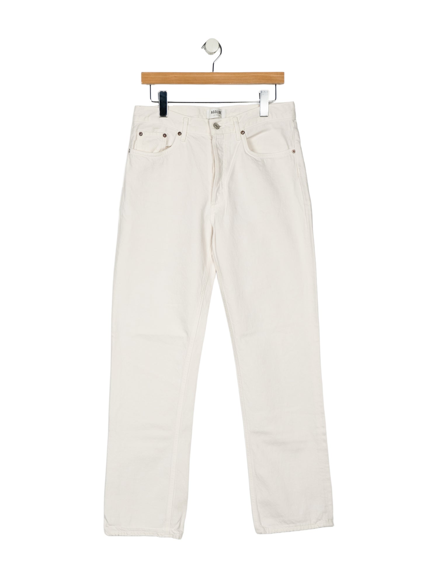 AGOLDE High-Rise Straight Leg Jeans