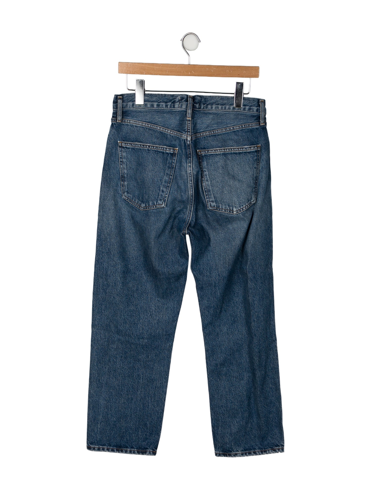 AGOLDE High-Rise Straight Leg Jeans
