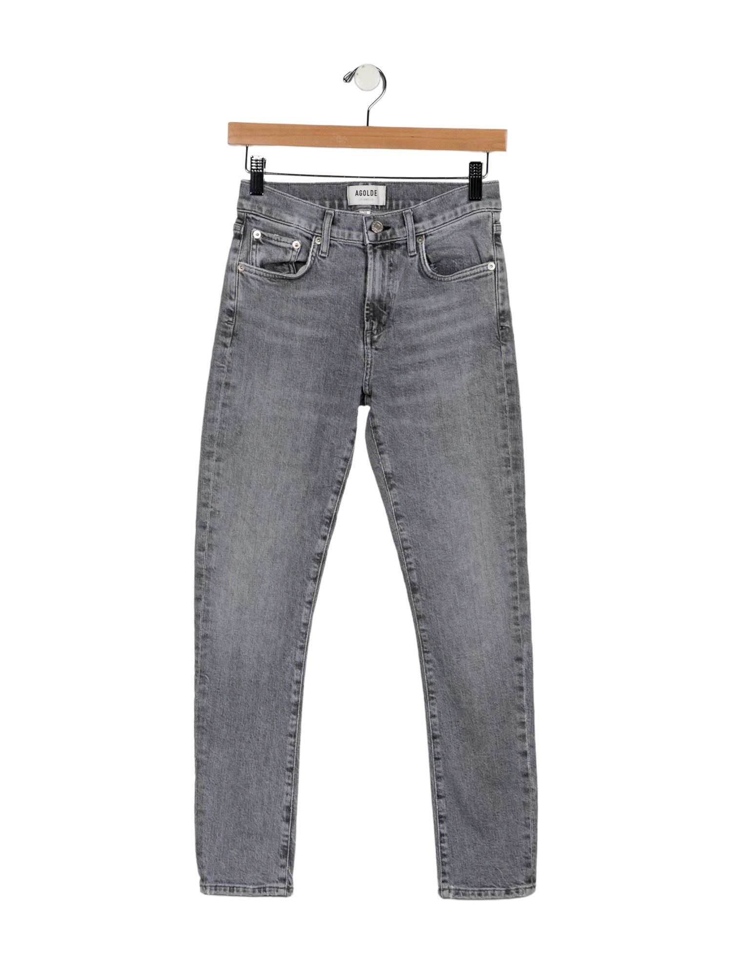 AGOLDE Mid-Rise Skinny Leg Jeans