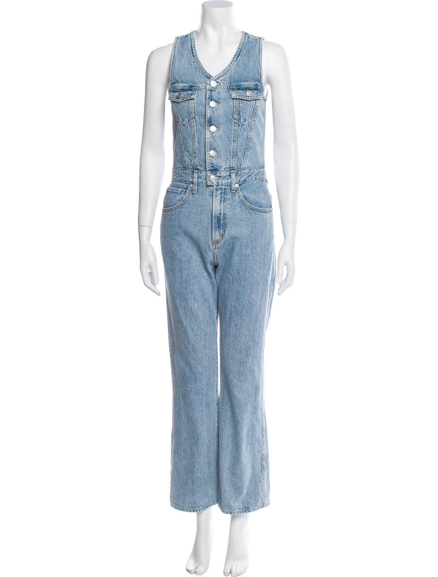 AGOLDE V-Neck Jumpsuit