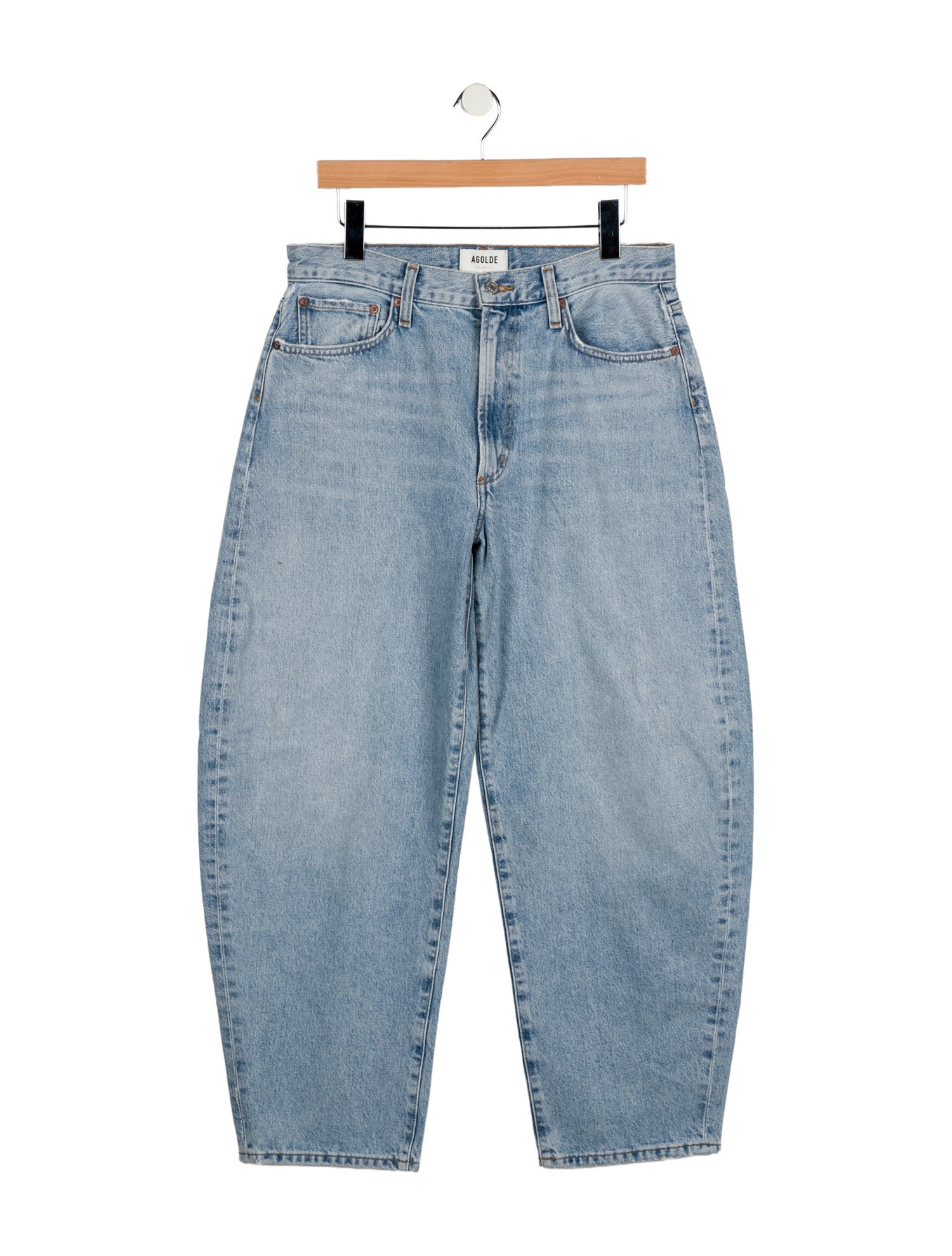 AGOLDE High-Rise Straight Leg Jeans
