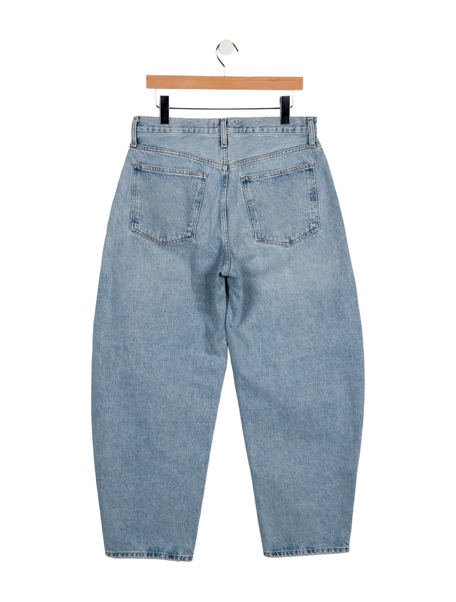 AGOLDE High-Rise Straight Leg Jeans