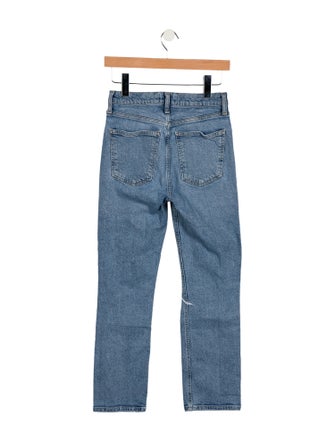 AGOLDE Mid-Rise Straight Leg Jeans
