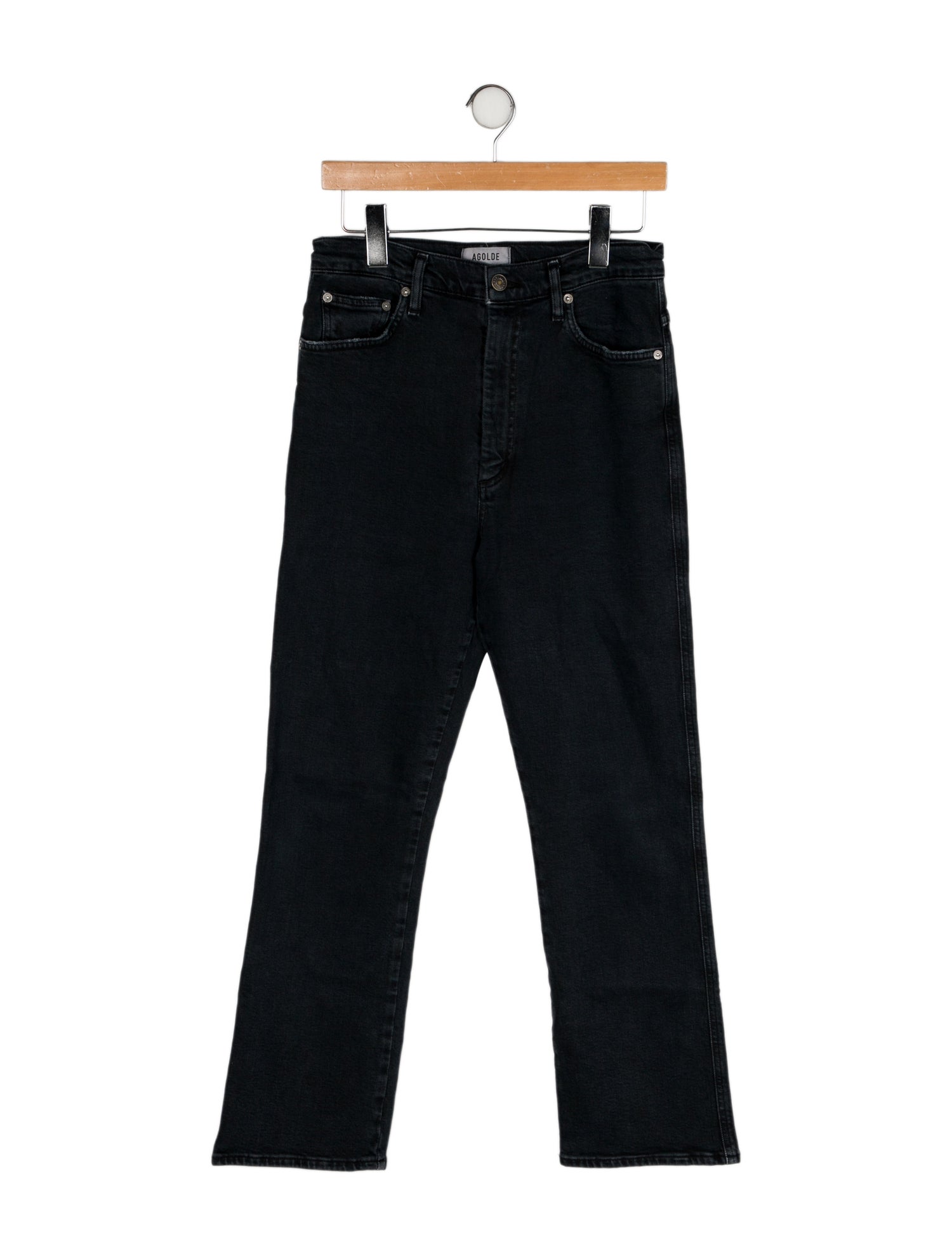 AGOLDE High-Rise Straight Leg Jeans