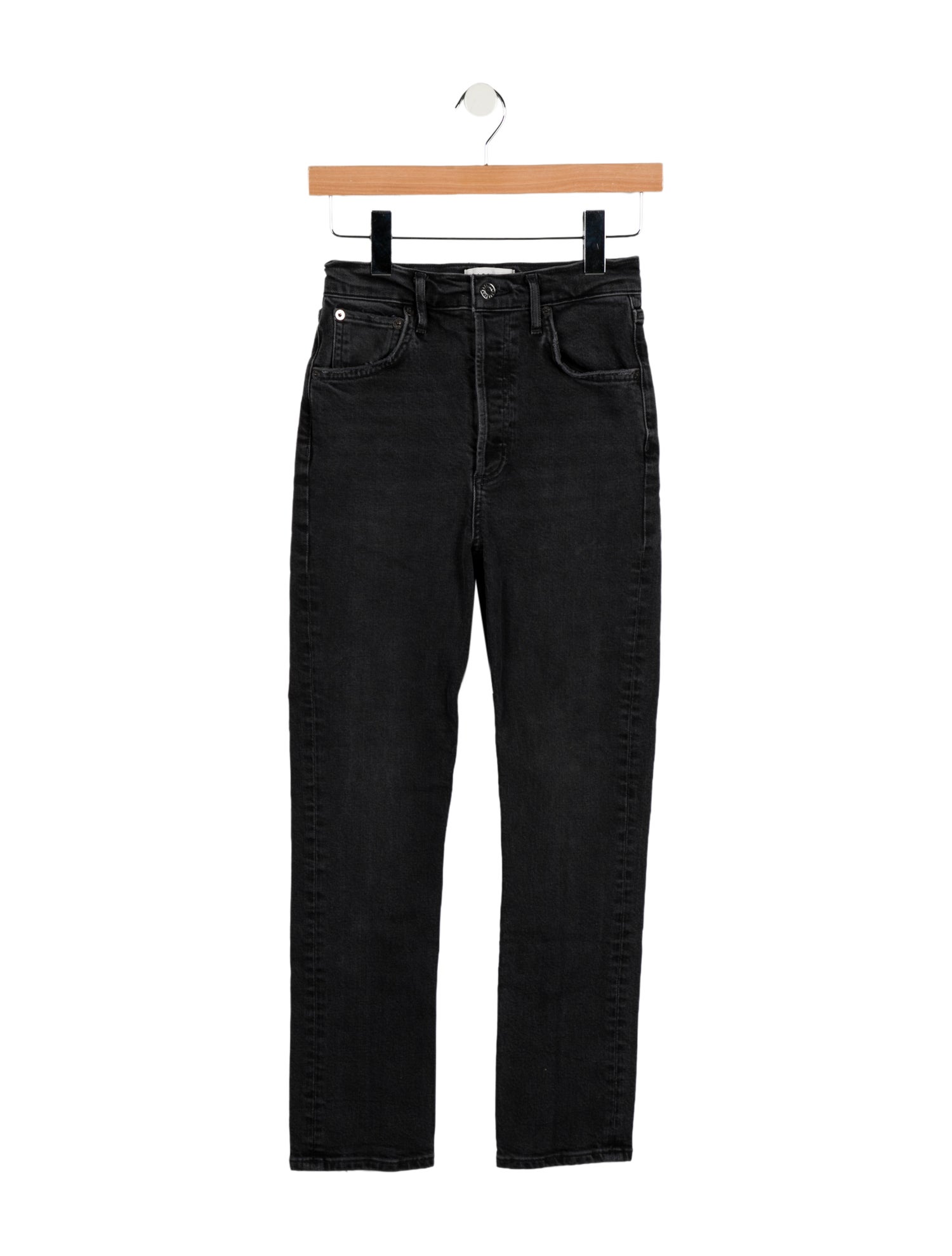 AGOLDE Mid-Rise Straight Leg Jeans