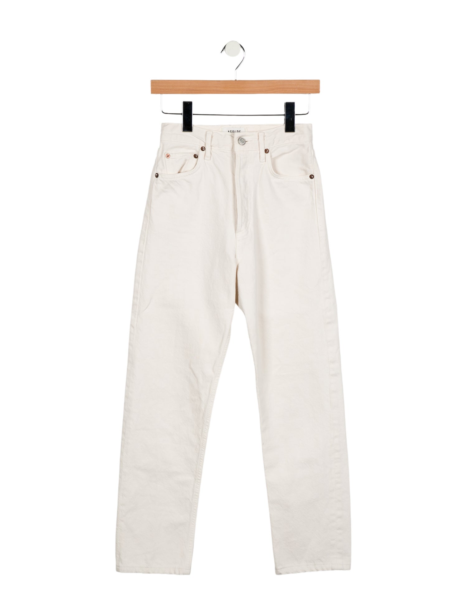 AGOLDE High-Rise Straight Leg Jeans