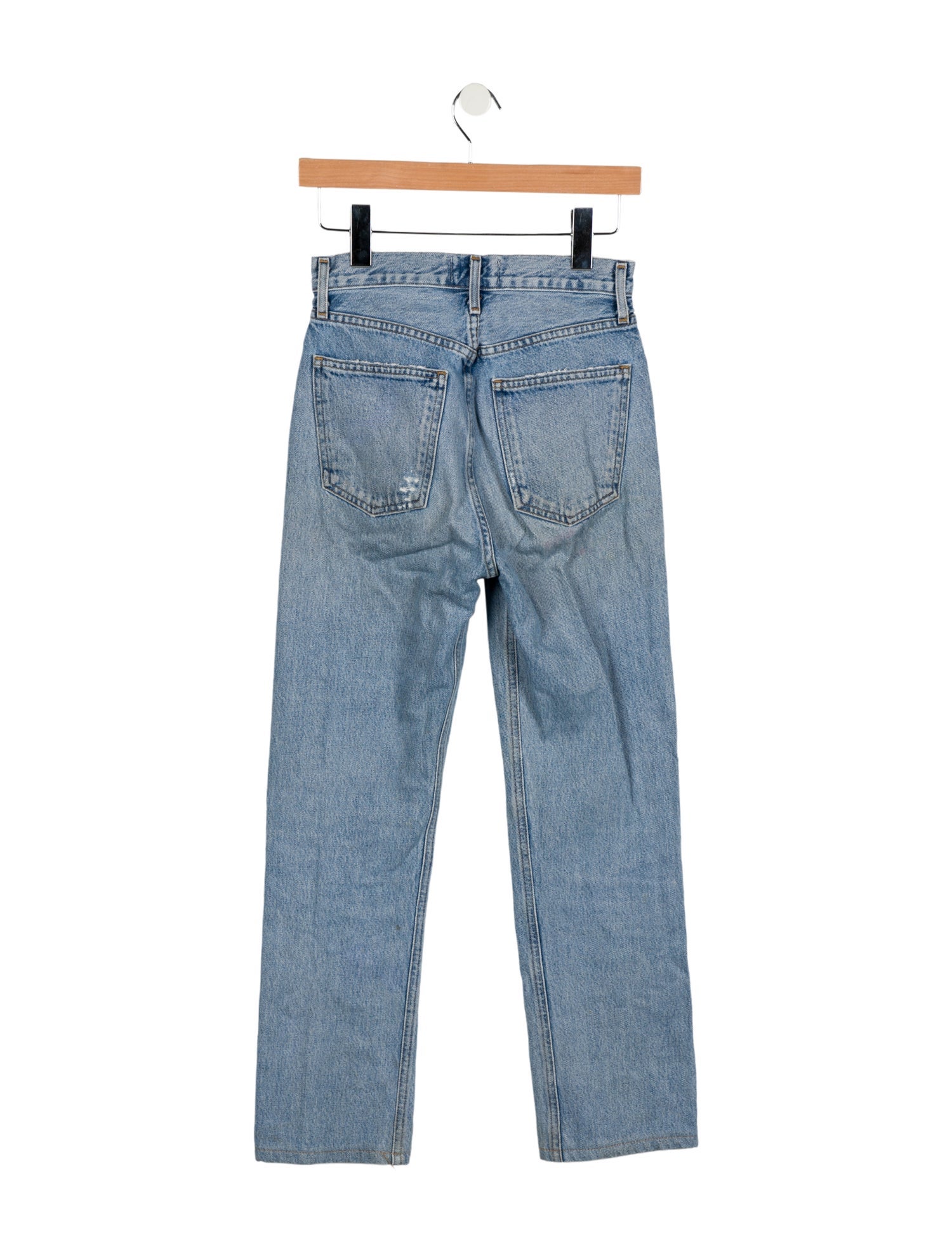 AGOLDE High-Rise Straight Leg Jeans