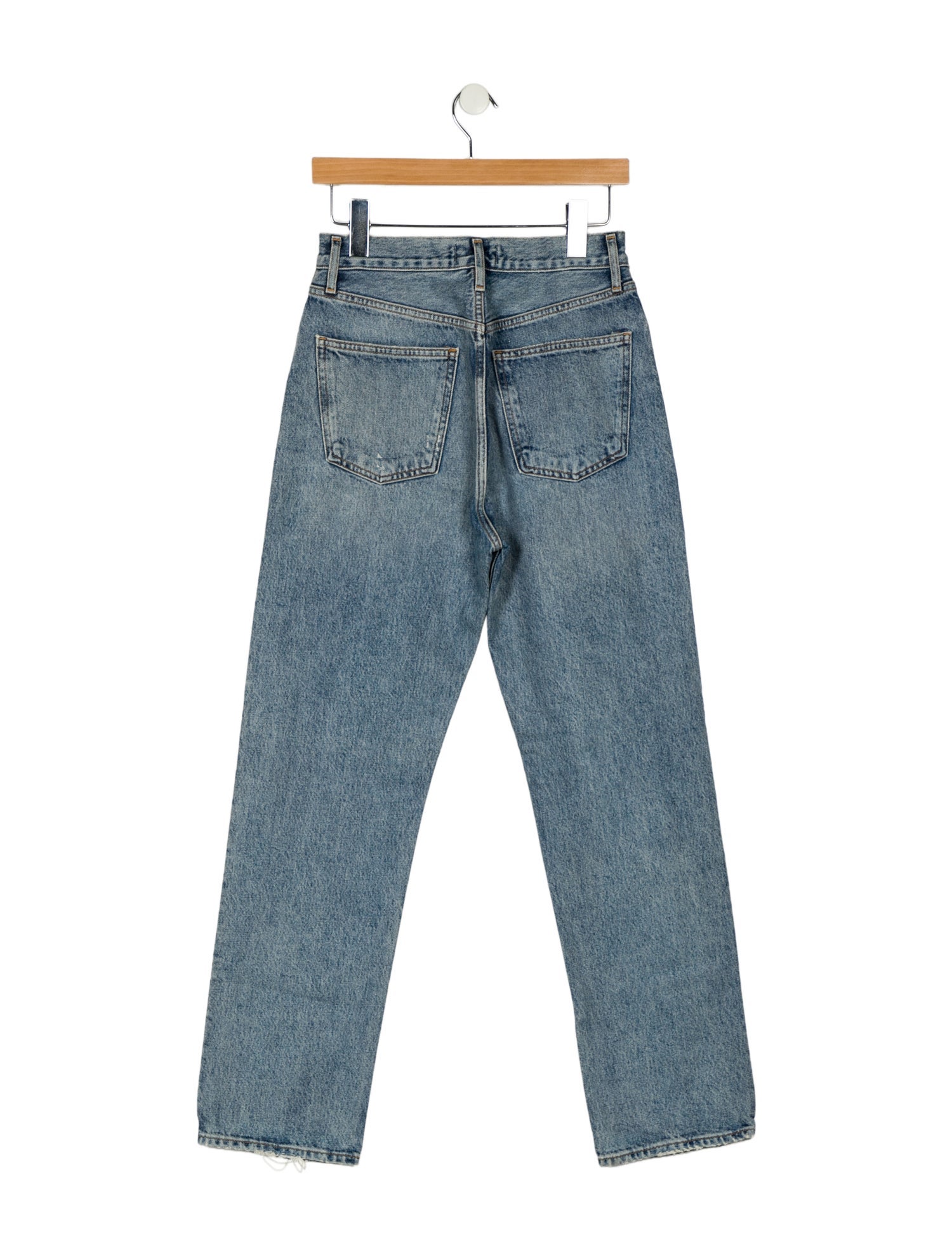 AGOLDE High-Rise Straight Leg Jeans