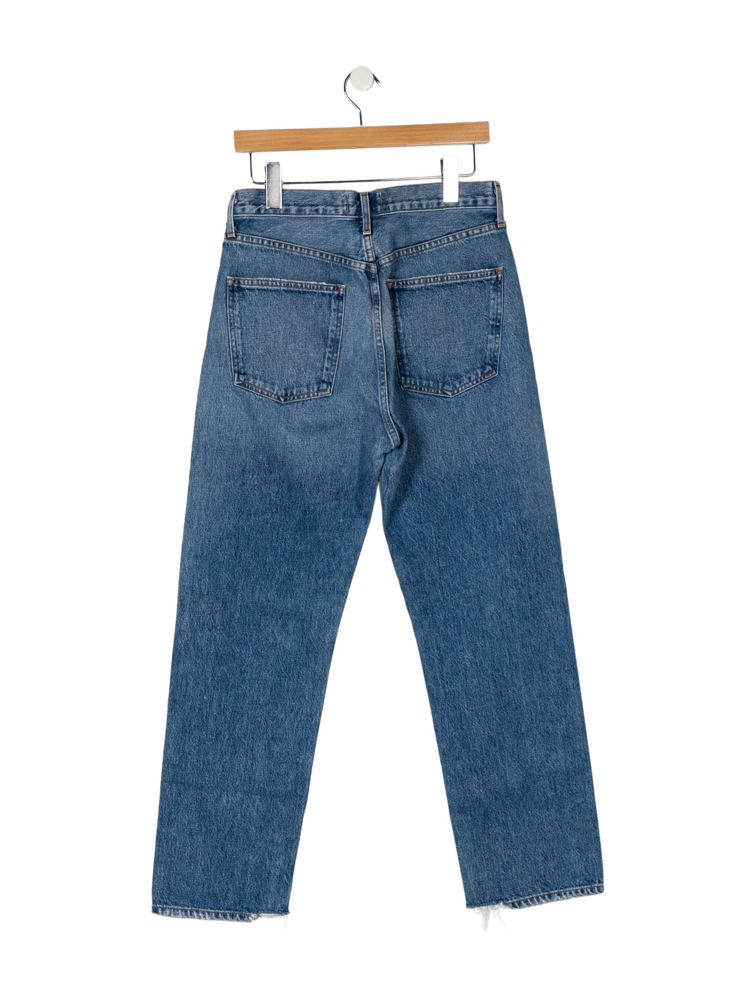 AGOLDE High-Rise Straight Leg Jeans