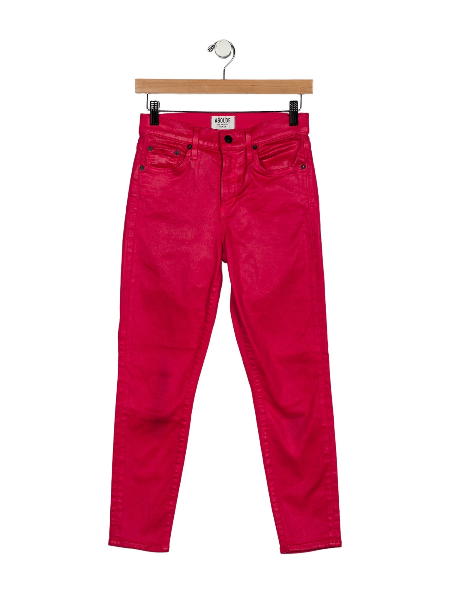 AGOLDE Mid-Rise Skinny Leg Jeans