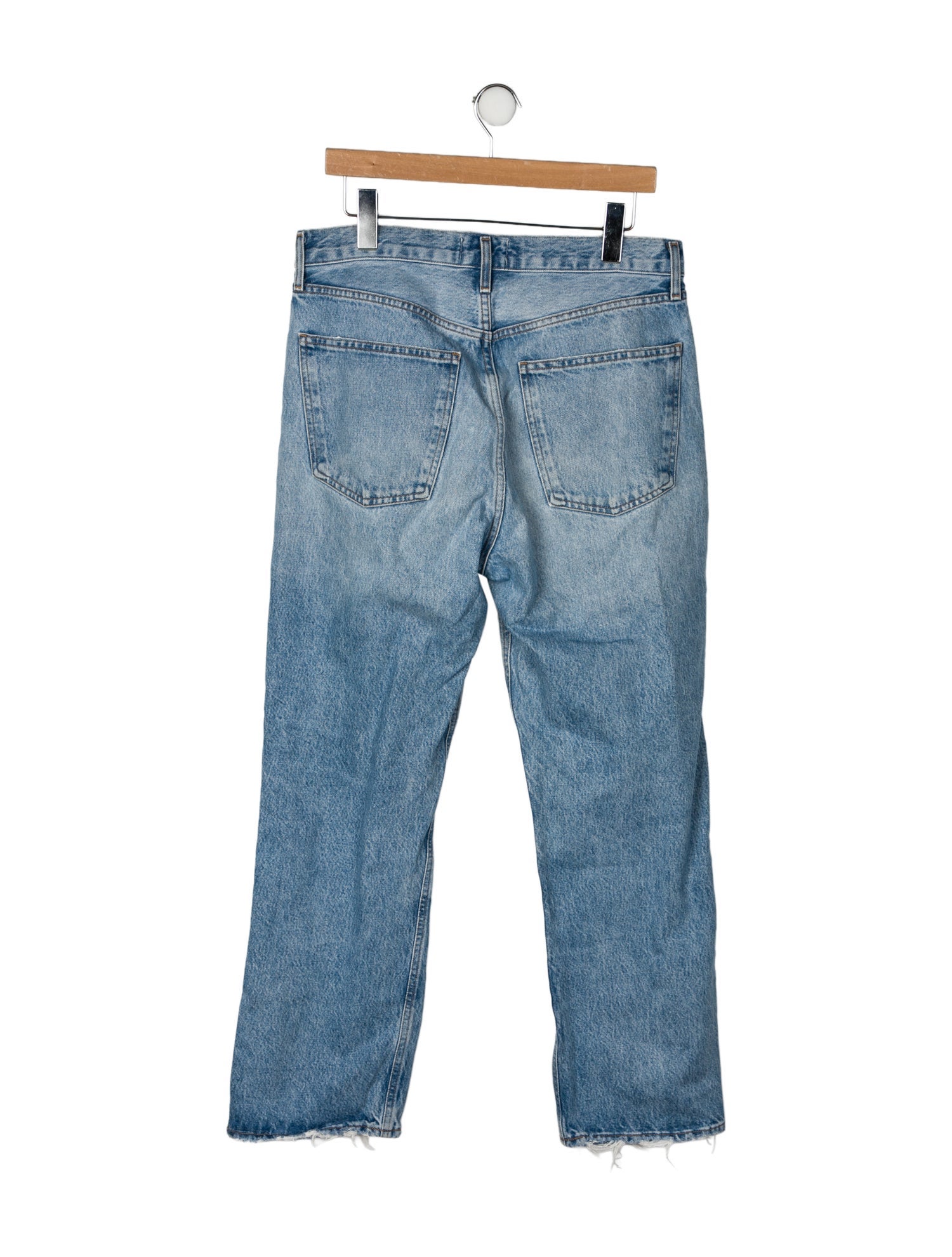 AGOLDE High-Rise Straight Leg Jeans