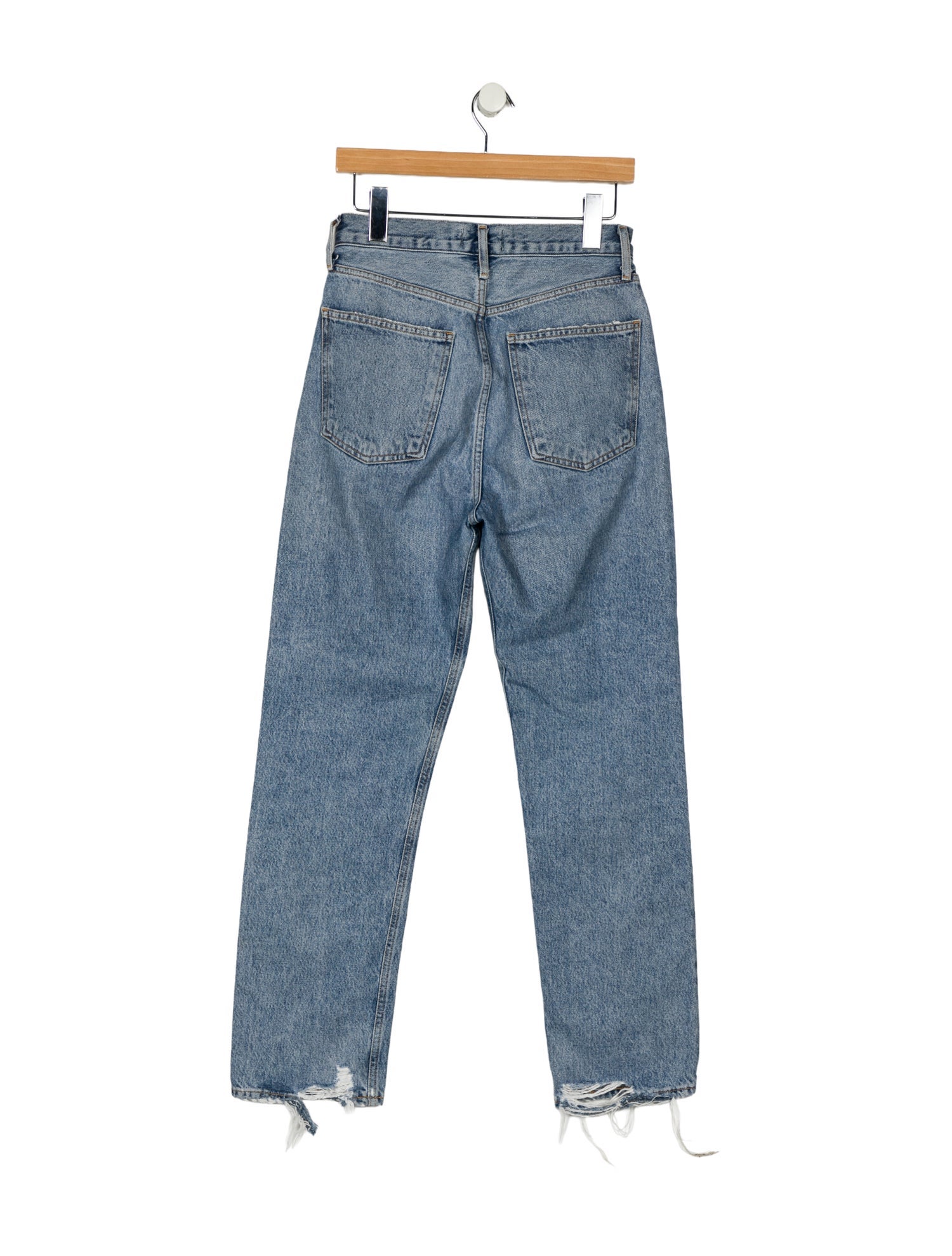 AGOLDE High-Rise Straight Leg Jeans