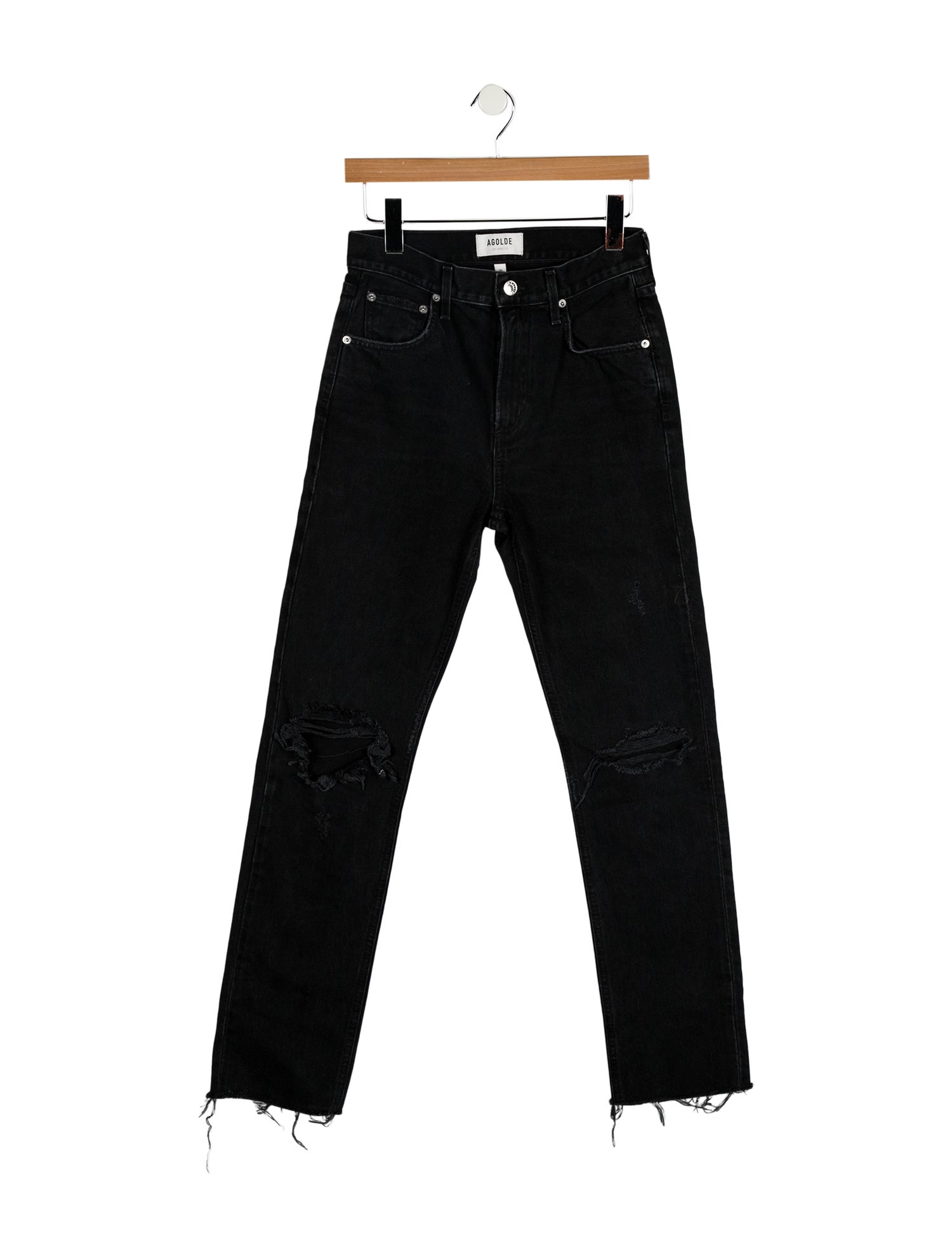 AGOLDE High-Rise Straight Leg Jeans