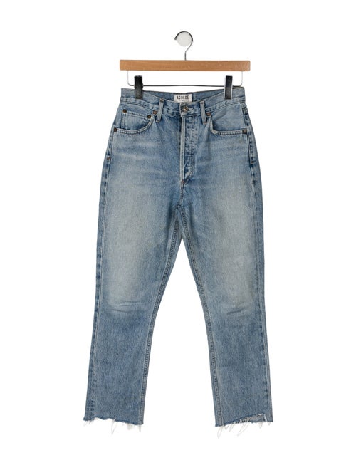 AGOLDE Mid-Rise Straight Leg Jeans