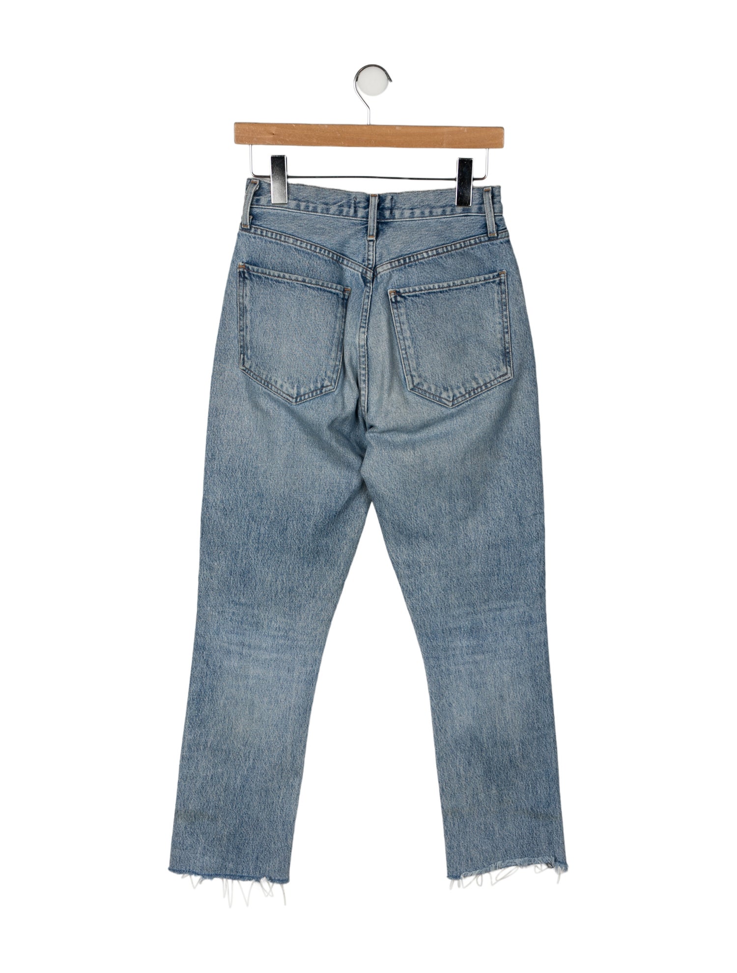 AGOLDE Mid-Rise Straight Leg Jeans