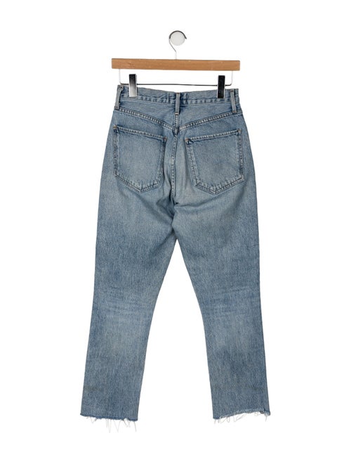AGOLDE Mid-Rise Straight Leg Jeans