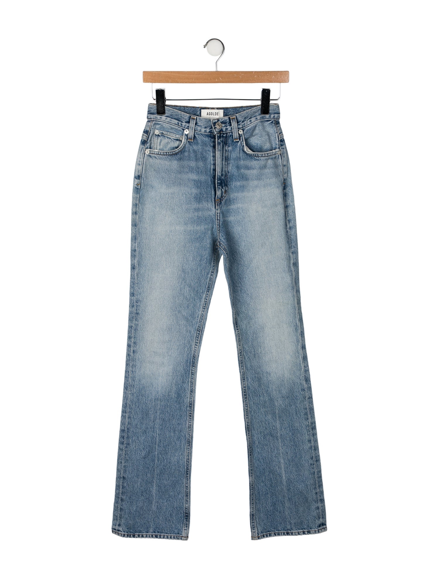 AGOLDE High-Rise Straight Leg Jeans