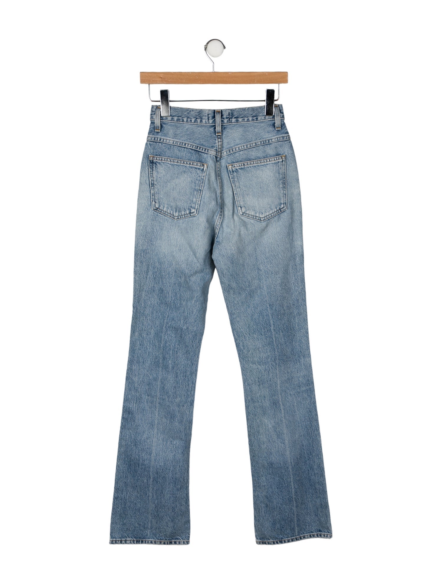 AGOLDE High-Rise Straight Leg Jeans