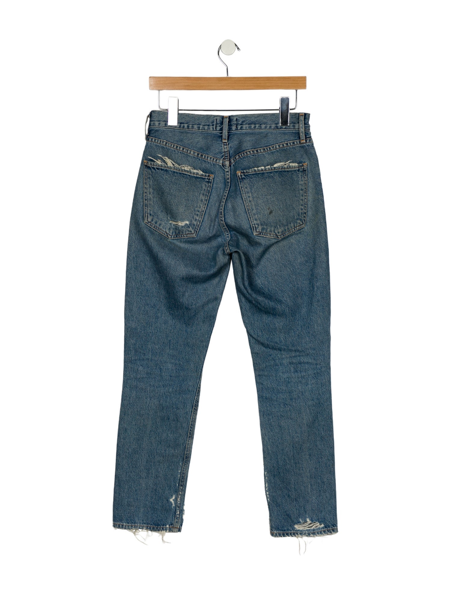 AGOLDE High-Rise Straight Leg Jeans