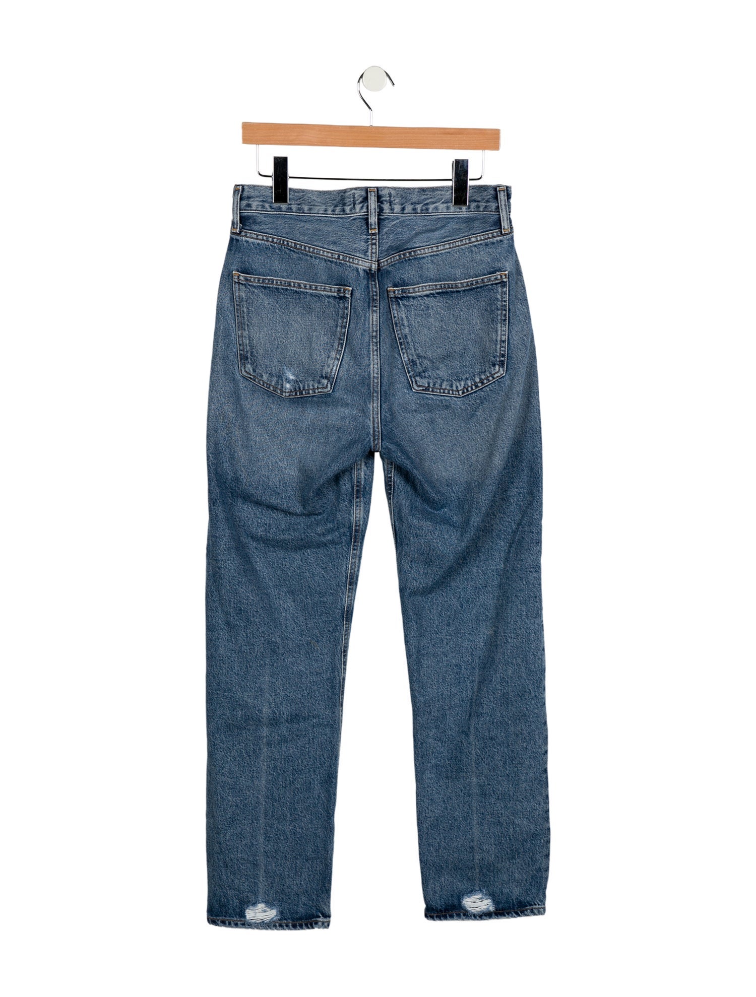 AGOLDE High-Rise Straight Leg Jeans