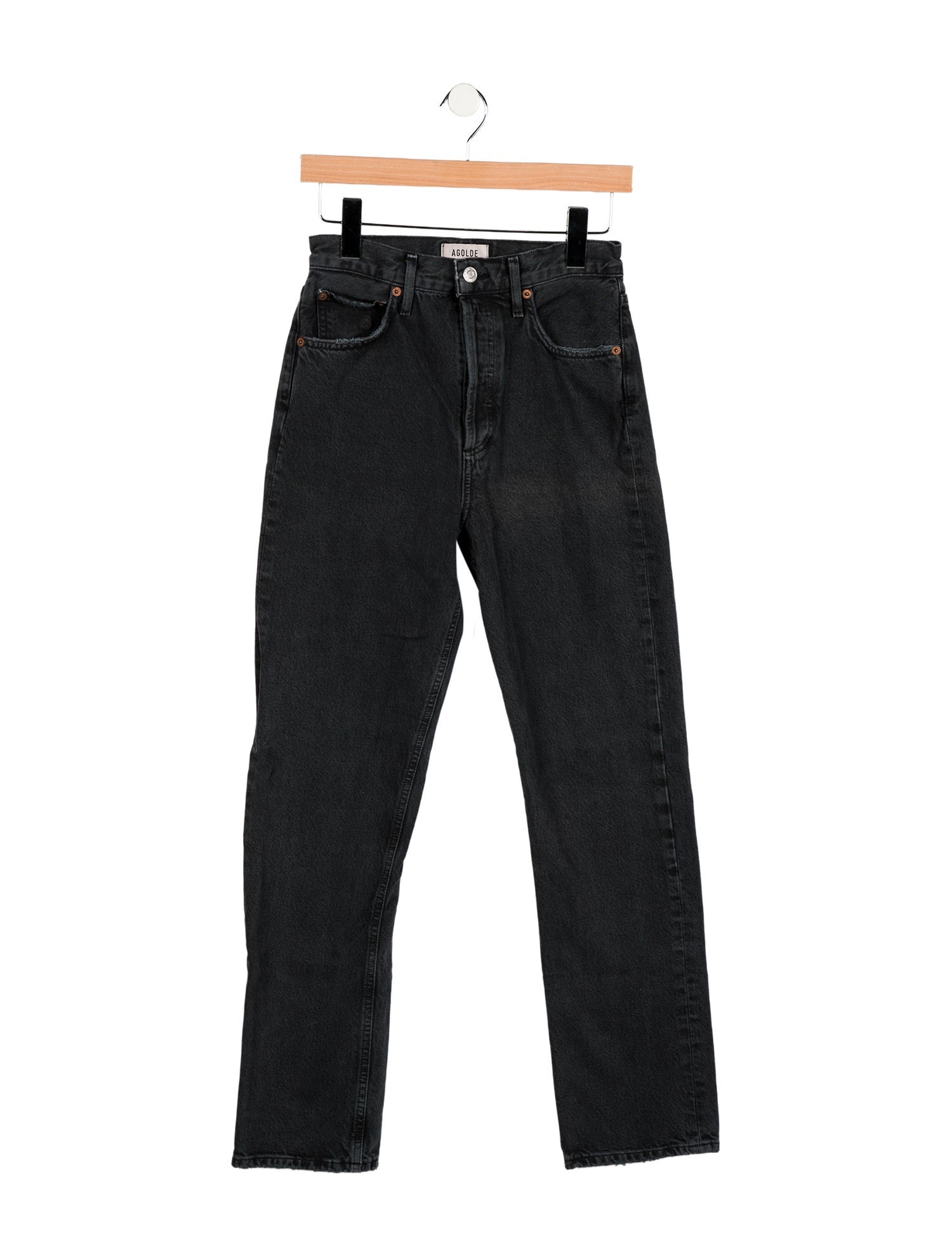 AGOLDE High-Rise Straight Leg Jeans