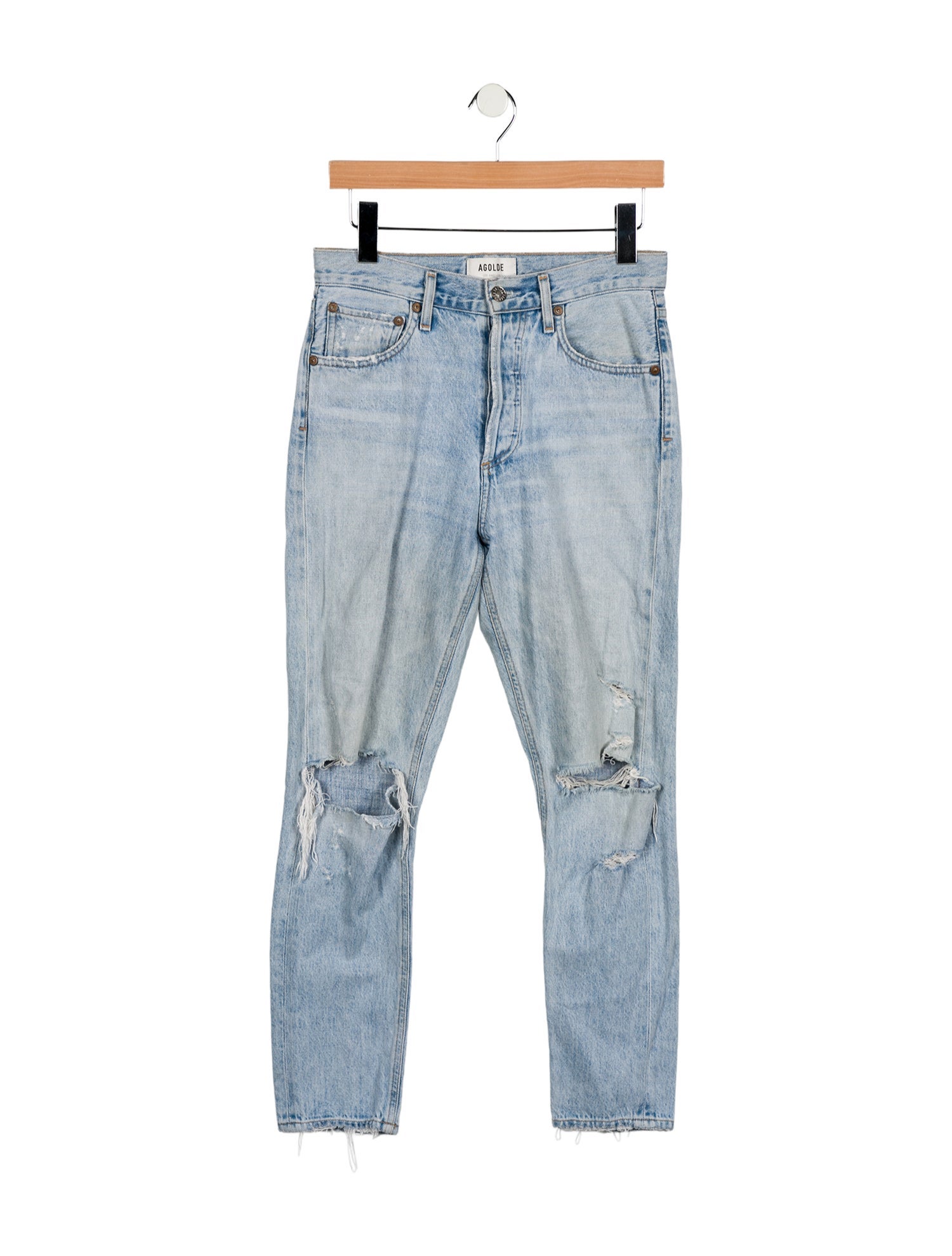AGOLDE High-Rise Skinny Leg Jeans