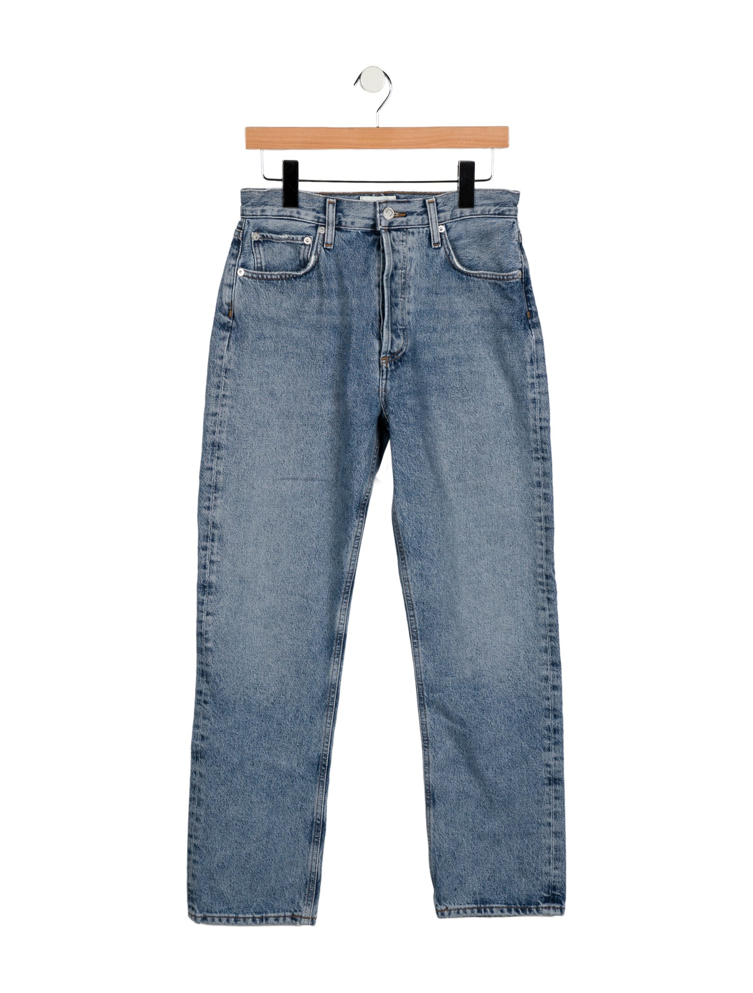 AGOLDE High-Rise Straight Leg Jeans