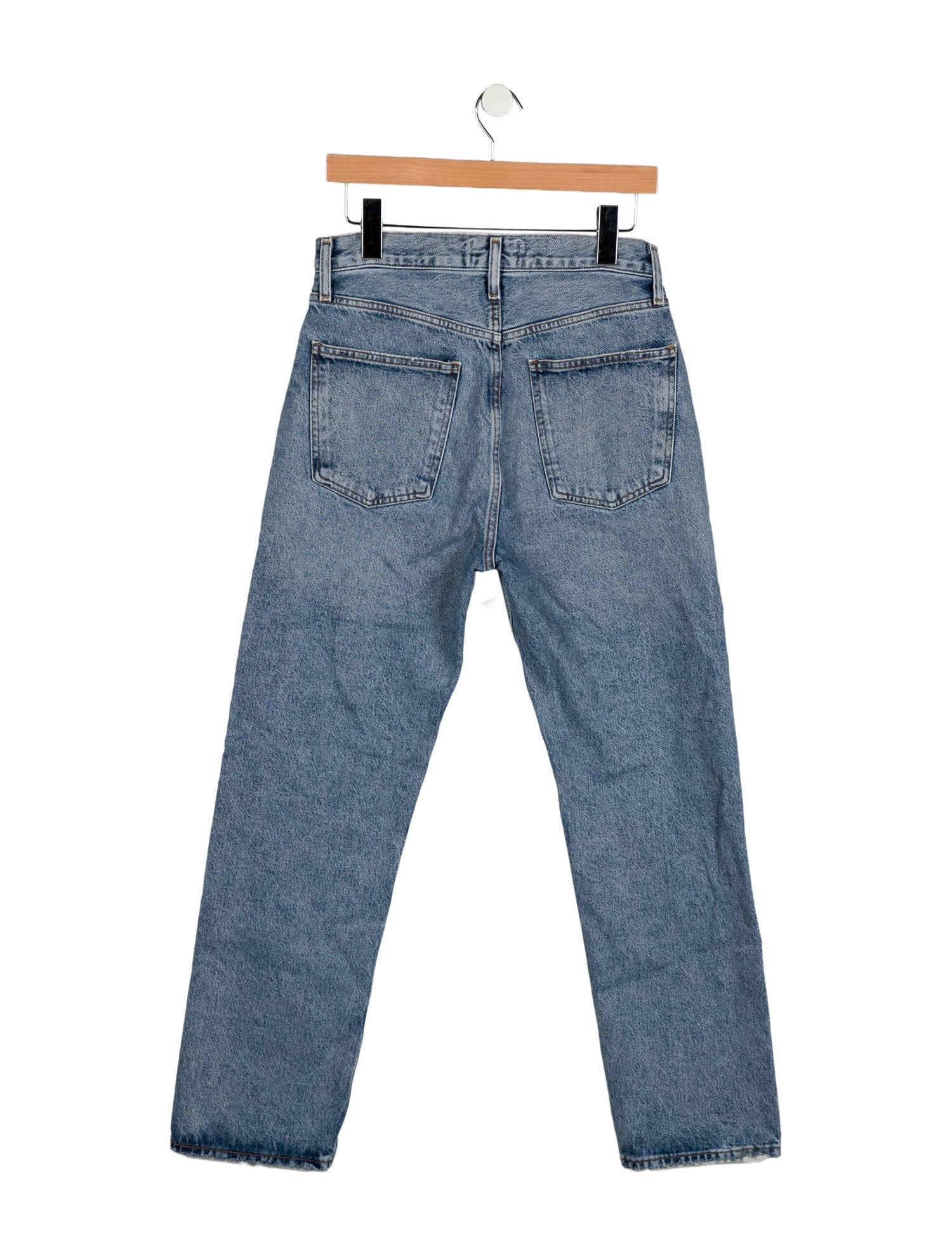 AGOLDE High-Rise Straight Leg Jeans