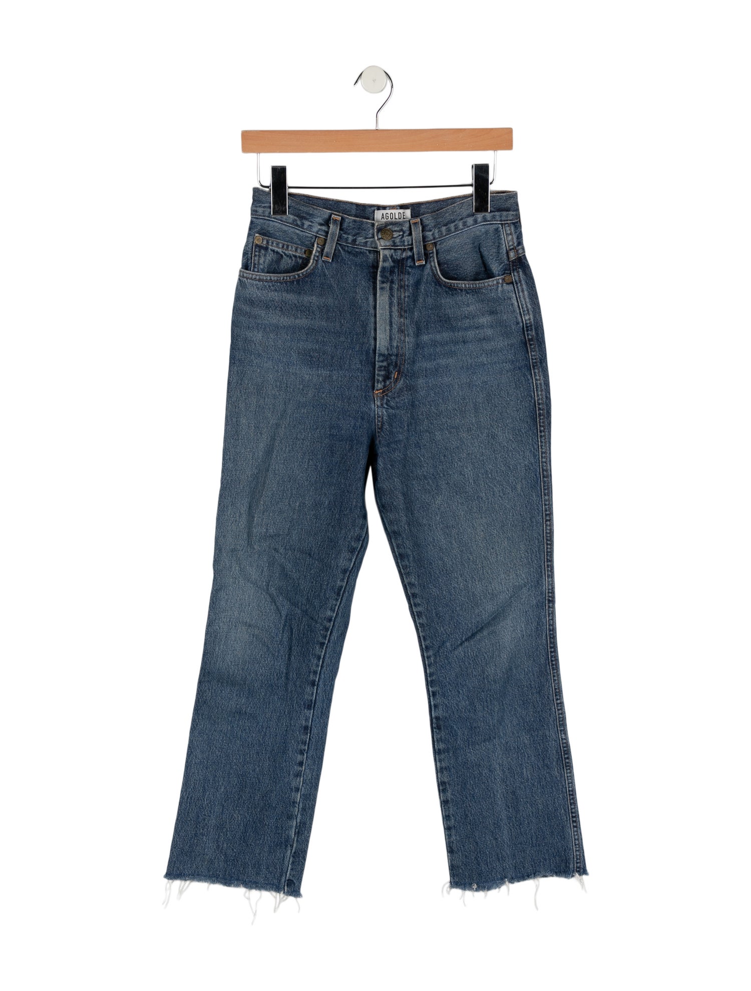 AGOLDE High-Rise Straight Leg Jeans