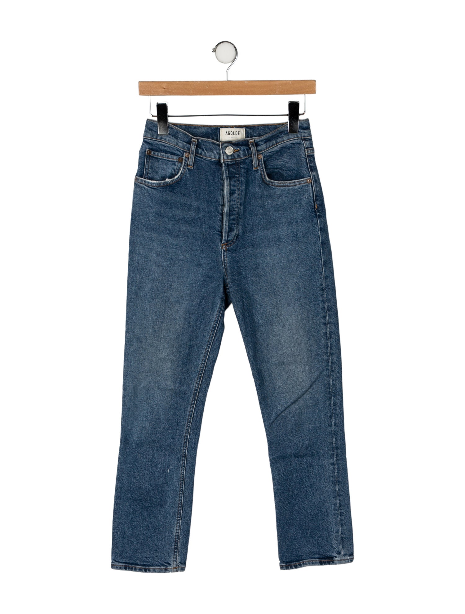 AGOLDE High-Rise Skinny Leg Jeans