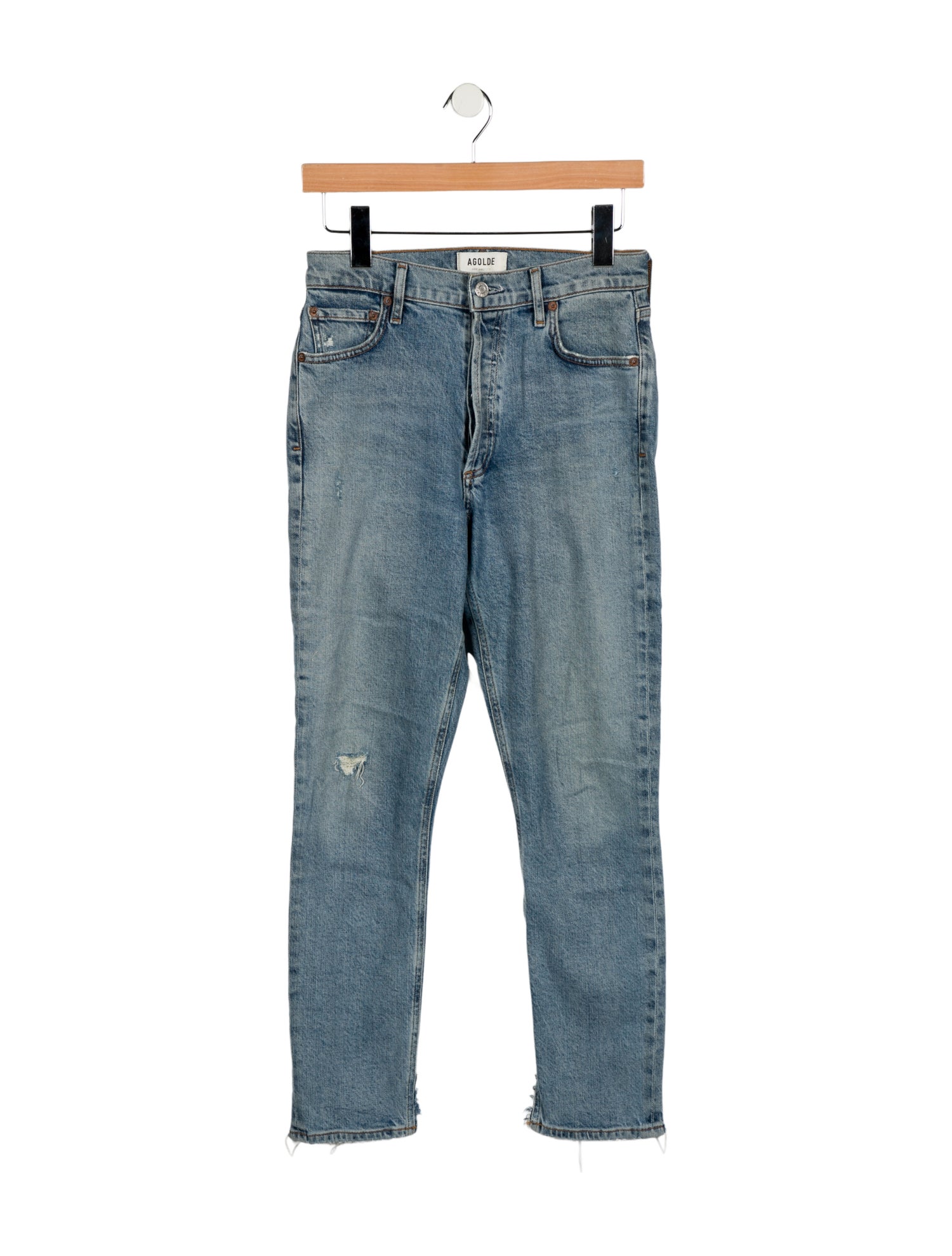 AGOLDE High-Rise Skinny Leg Jeans
