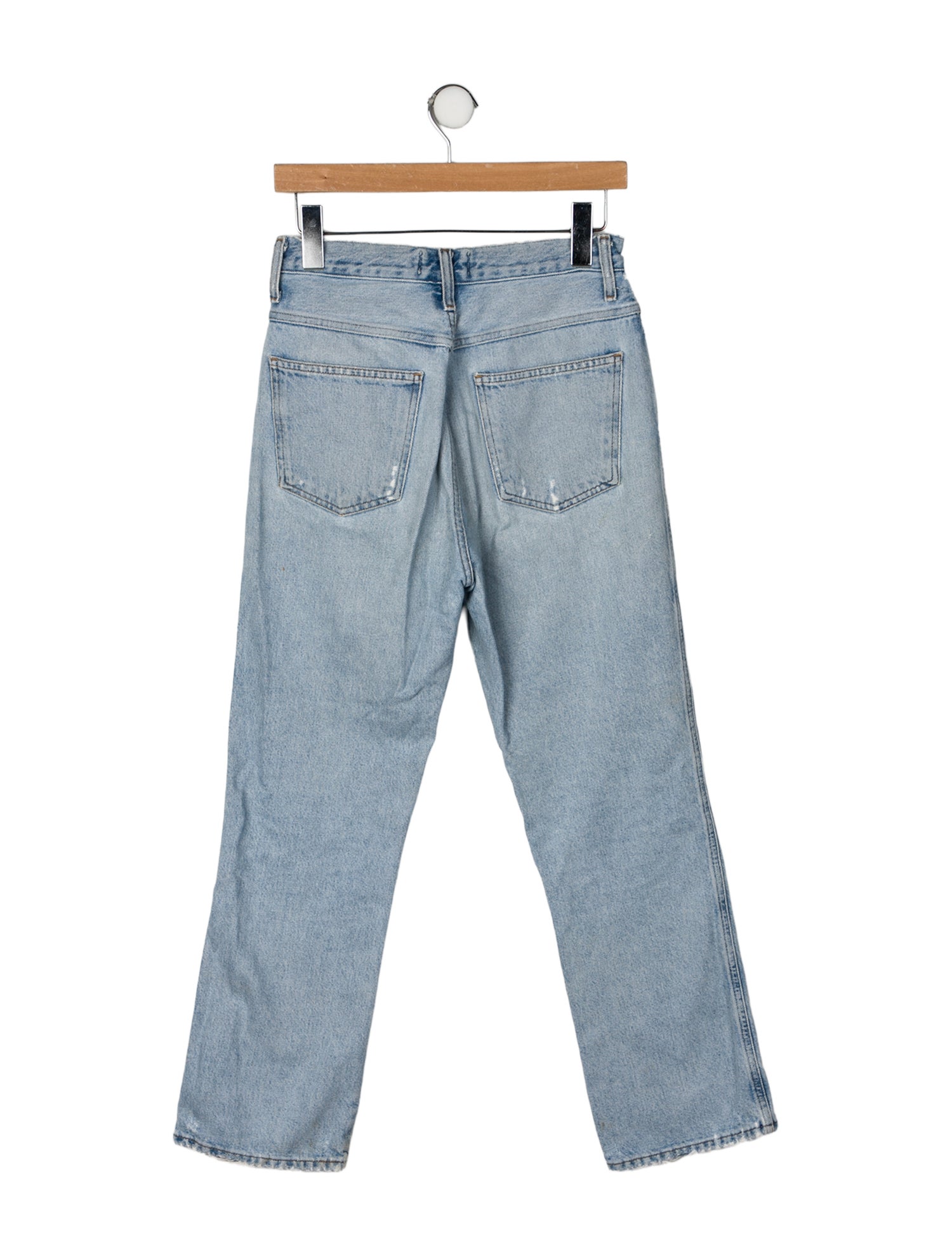AGOLDE High-Rise Straight Leg Jeans