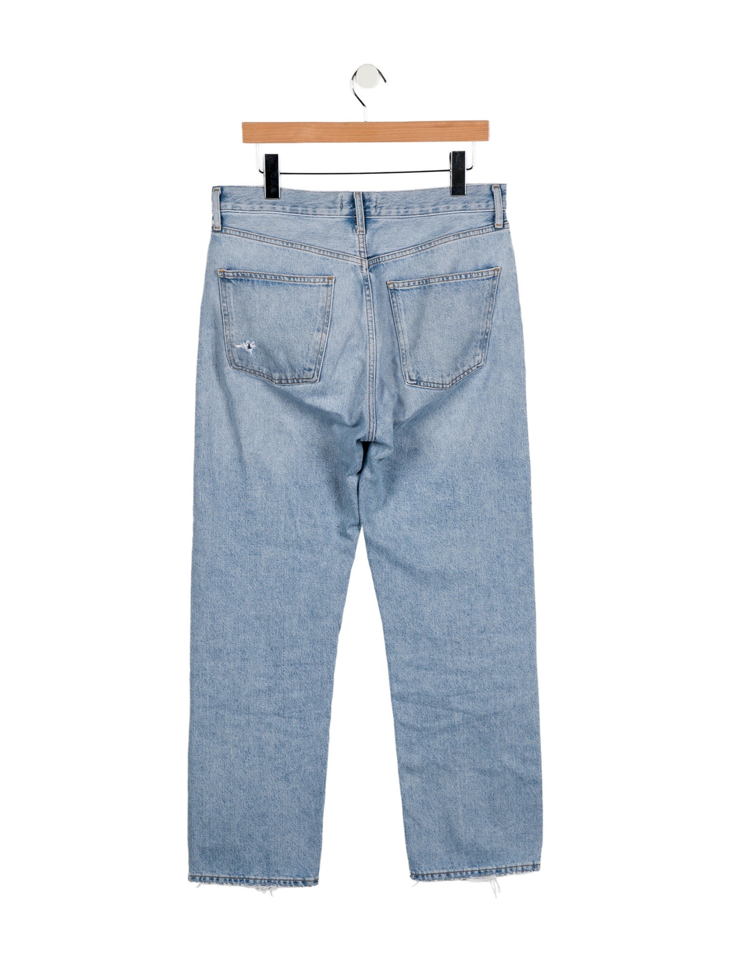 AGOLDE High-Rise Straight Leg Jeans