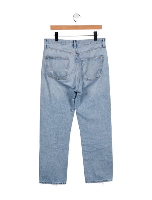 AGOLDE High-Rise Straight Leg Jeans