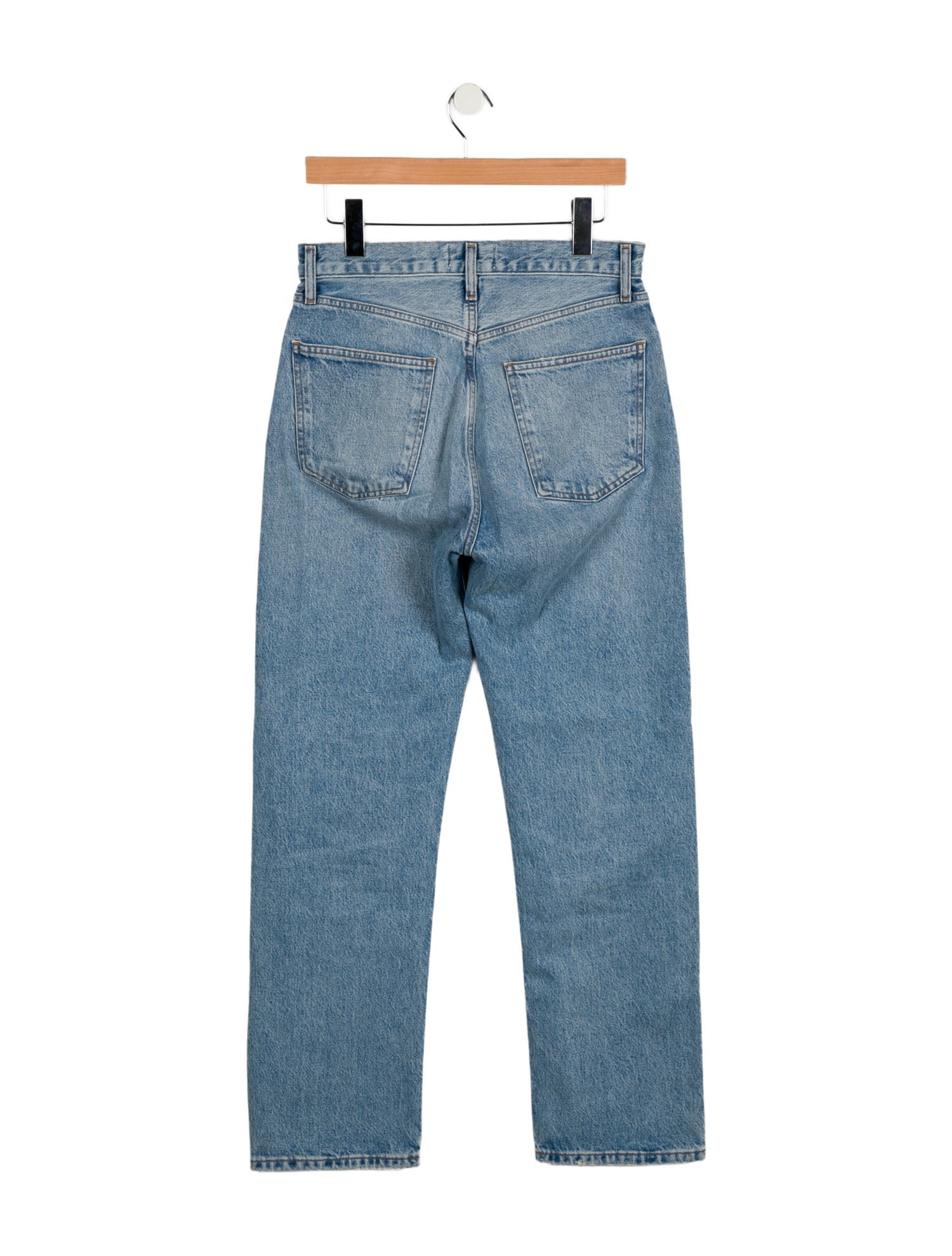 AGOLDE High-Rise Straight Leg Jeans