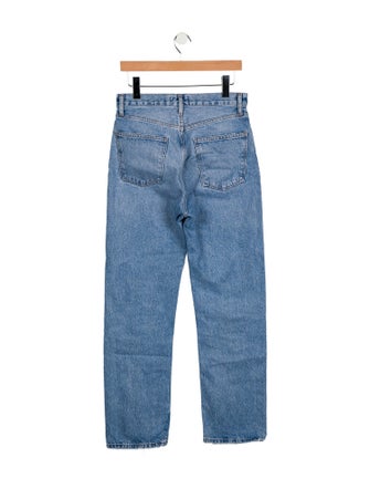 AGOLDE High-Rise Straight Leg Jeans