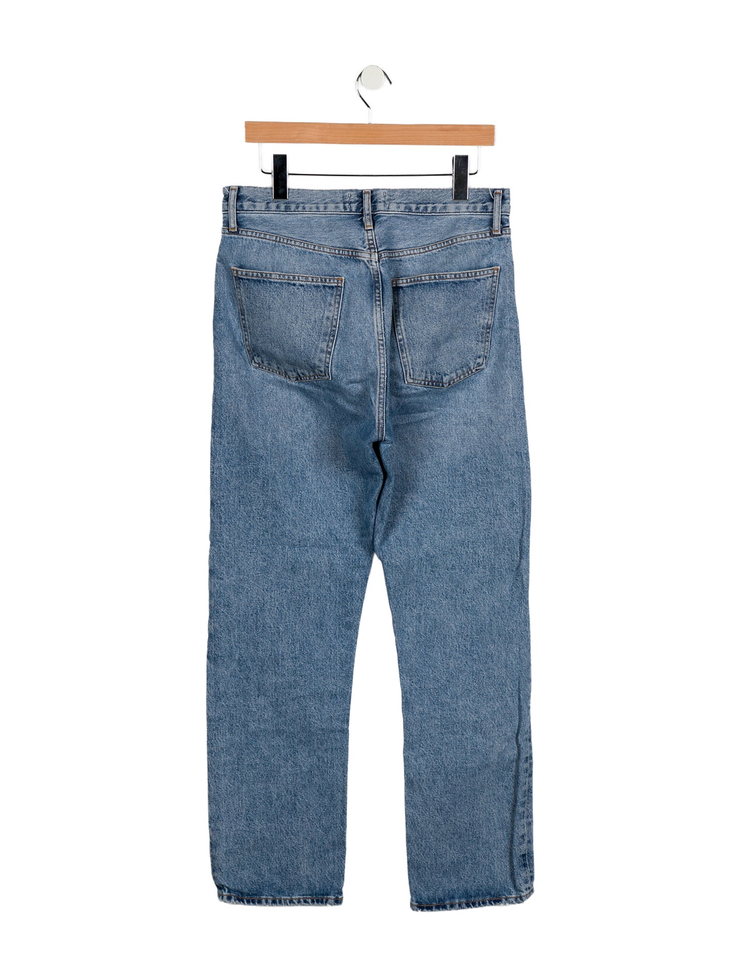 AGOLDE High-Rise Straight Leg Jeans