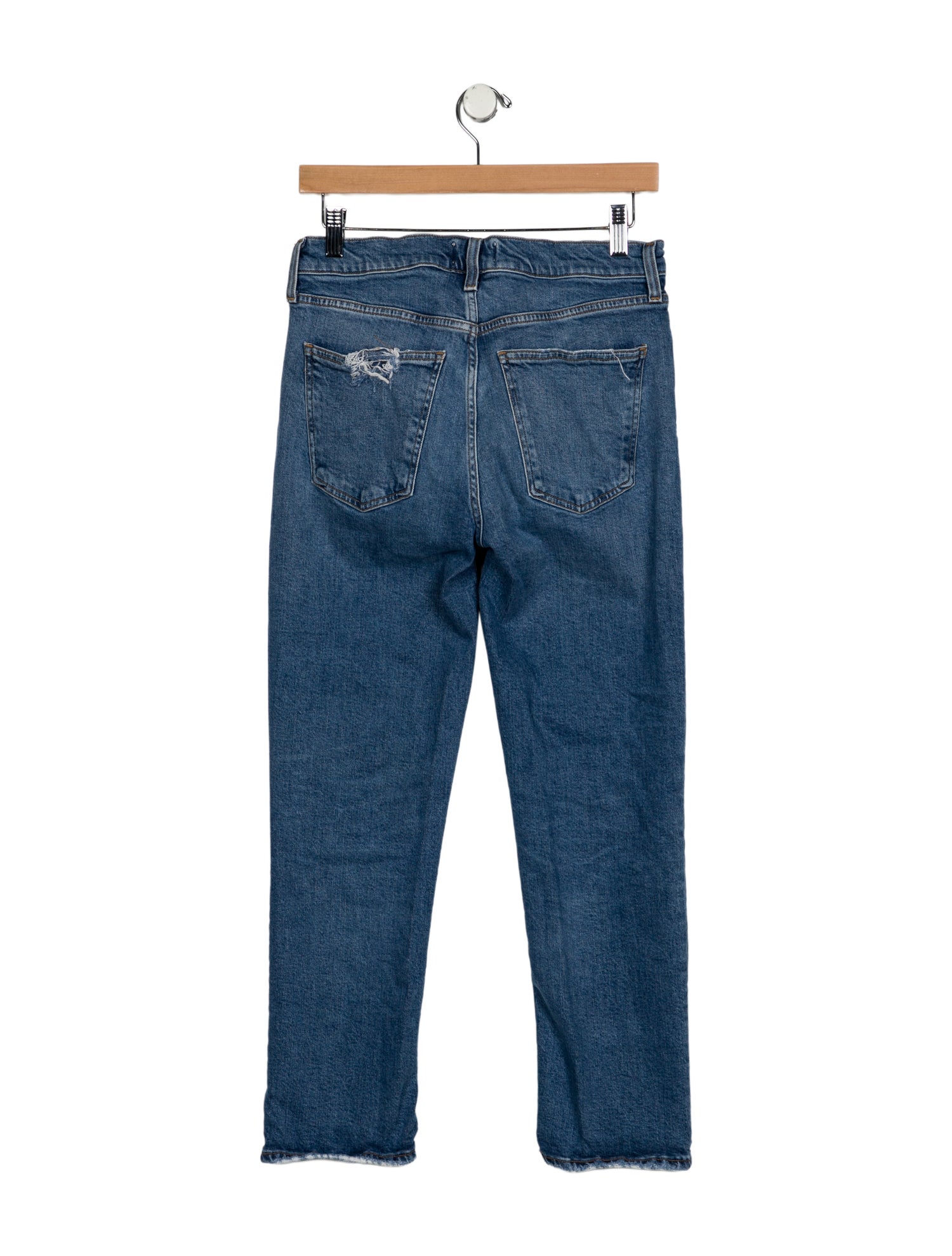 AGOLDE High-Rise Straight Leg Jeans